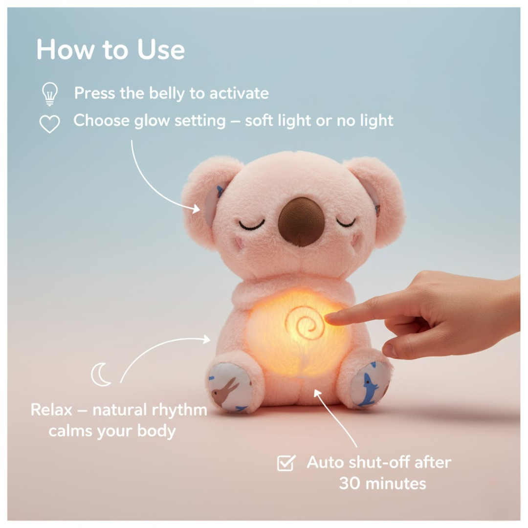 SnuggleBuddy™ — Your Companion for Stress Relief & Deep Sleep