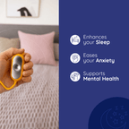 Compact Sleep Relaxation Device Handheld Massager For Better Sleep Mood Focus Portable Easy To Carry