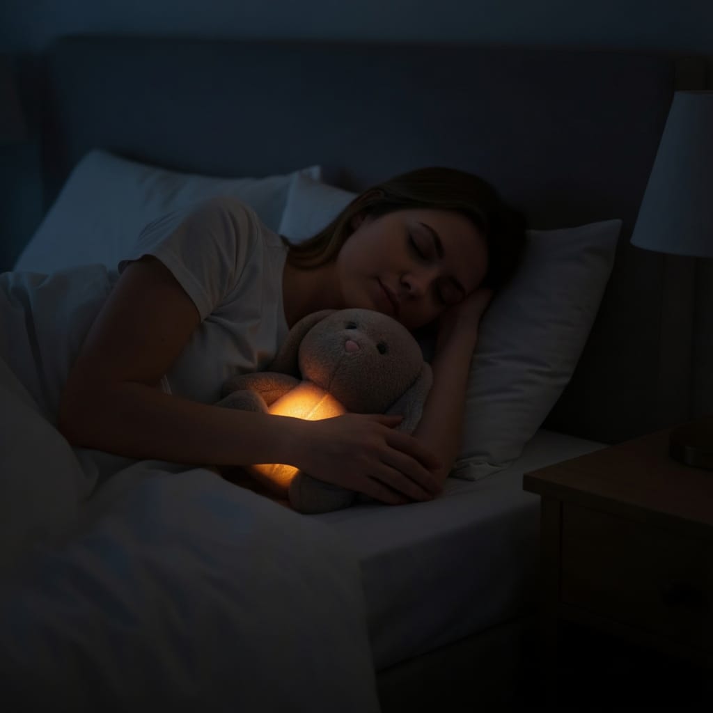 SnuggleBuddy™ — Your Companion for Stress Relief & Deep Sleep